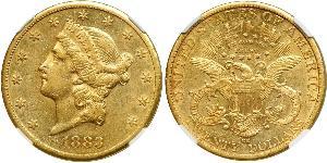 20 Долар США (1776 - ) Золото 