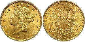 20 Долар США (1776 - ) Золото 