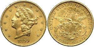 20 Долар США (1776 - ) Золото 