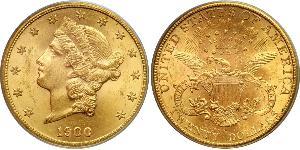 20 Долар США (1776 - ) Золото 