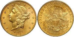 20 Долар США (1776 - ) Золото 
