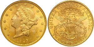 20 Долар США (1776 - ) Золото 