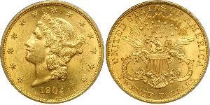 20 Долар США (1776 - ) Золото 