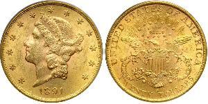 20 Долар США (1776 - ) Золото 