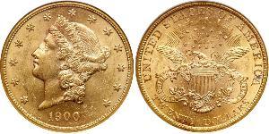 20 Долар США (1776 - ) Золото 