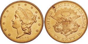 20 Долар США (1776 - ) Золото 