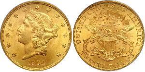 20 Долар США (1776 - ) Золото 