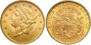 20 Долар США (1776 - ) Золото 