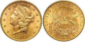 20 Долар США (1776 - ) Золото 
