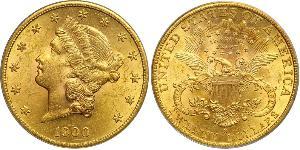 20 Долар США (1776 - ) Золото 
