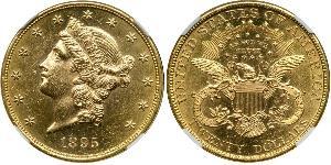 20 Долар США (1776 - ) Золото 