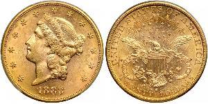 20 Долар США (1776 - ) Золото 