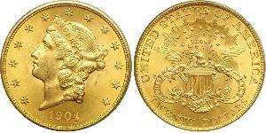 20 Долар США (1776 - ) Золото 