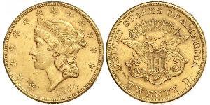 20 Долар США (1776 - ) Золото 