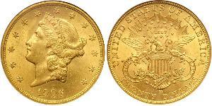 20 Долар США (1776 - ) Золото 
