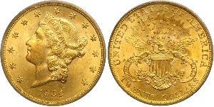 20 Долар США (1776 - ) Золото 