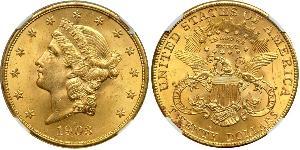 20 Долар США (1776 - ) Золото 