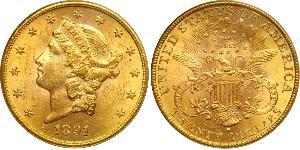 20 Долар США (1776 - ) Золото 