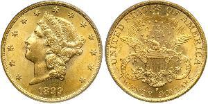 20 Долар США (1776 - ) Золото 