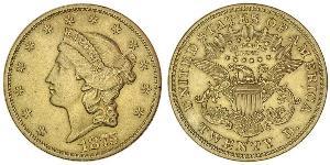 20 Долар США (1776 - ) Золото 
