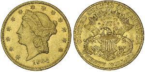 20 Долар США (1776 - ) Золото 