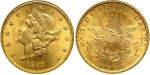 20 Долар США (1776 - ) Золото 