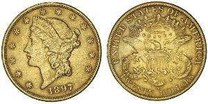 20 Долар США (1776 - ) Золото 