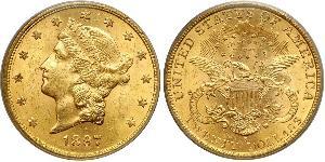 20 Долар США (1776 - ) Золото 