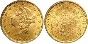 20 Долар США (1776 - ) Золото 