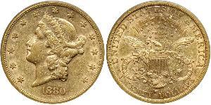 20 Долар США (1776 - ) Золото 