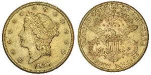 20 Долар США (1776 - ) Золото 