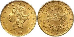 20 Долар США (1776 - ) Золото 