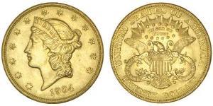 20 Долар США (1776 - ) Золото 