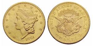 20 Долар США (1776 - ) Золото 