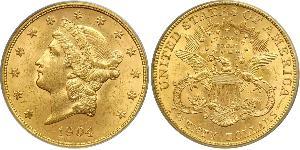 20 Долар США (1776 - ) Золото 