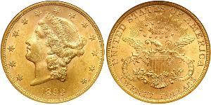 20 Долар США (1776 - ) Золото 