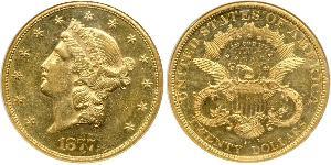 20 Долар США (1776 - ) Золото 