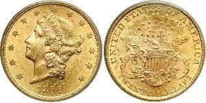 20 Долар США (1776 - ) Золото 