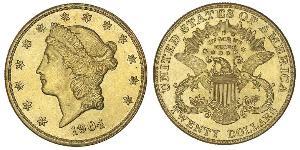 20 Долар США (1776 - ) Золото 