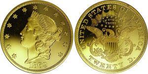 20 Долар США (1776 - ) Золото 