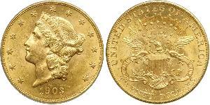 20 Долар США (1776 - ) Золото 