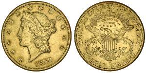 20 Долар США (1776 - ) Золото 