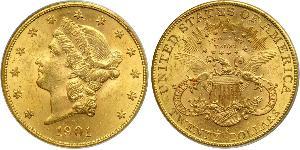 20 Долар США (1776 - ) Золото 