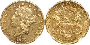 20 Долар США (1776 - ) Золото 