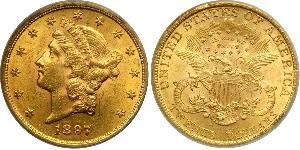 20 Долар США (1776 - ) Золото 