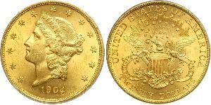 20 Долар США (1776 - ) Золото 