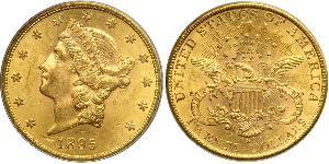20 Долар США (1776 - ) Золото 