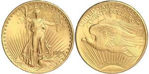 20 Доллар США (1776 - ) Золото 