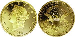 20 Доллар США (1776 - ) Золото 