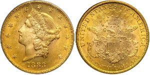 20 Доллар США (1776 - ) Золото 
